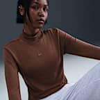 Nike Sportswear Chill Knit Women's Slim Long-Sleeve Mock-Neck T-Shirt