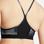 Nike Indy Women's Light-Support Padded All-Over Print Sports Bra