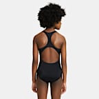 Traje de baño de una pieza con espalda deportiva para niña talla grande Nike Swim Effortless Essential