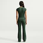 Nike Sportswear Chill Knit Sıkı Kesimli Kısa Kollu Fitilli Kadın Üstü