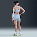 ナイキ ワン ウィメンズ Dri-FIT ミッドライズ ランニングショートパンツ (インナー付き)