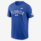 Florida Legacy Arch 2-Hit Men's Nike College T-Shirt - Royal