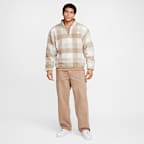 Sudadera de medio cierre acondicionada para el invierno para hombre Nike Club