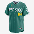 Jersey Nike Dri-FIT de la MLB Limited para hombre Roman Anthony Boston Red Sox City Connect - Verde