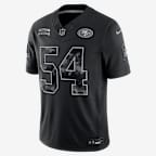 Fred Warner San Francisco 49ers Salute to Service Men's Nike Dri-FIT NFL Limited Jersey - Black