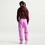 Γυναικείο ψηλόμεσο παντελόνι φόρμας σε φαρδιά γραμμή Nike Sportswear Phoenix Fleece