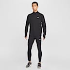 나이키 ACG 남성 드라이 핏 미드 레이어 쿼터집 트레일 러닝 탑
