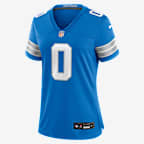 Jahmyr Gibbs Detroit Lions Women’s Nike NFL Game Jersey - Blue