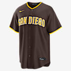 Jackson Merrill San Diego Padres Men's Nike MLB Replica Jersey - Brown