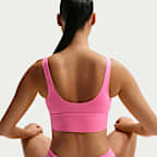 Midkini con cuello en forma de U para mujer Nike Swim