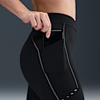 Nike Swift 7/8-løbeleggings med høj talje og reflekterende detaljer til kvinder