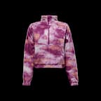 Nike One Women's Therma-FIT Oversized 1/2-Zip Fleece Printed Top
