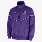 Los Angeles Lakers Courtside Windrunner Men's Nike NBA Anorak Jacket