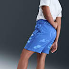 Shorts de French Terry para niños talla grande Nike Sportswear Club