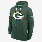 Green Bay Packers Initial Home Sideline Men's Nike Dri-FIT NFL Pullover Hoodie - Green
