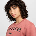 ナイキ スポーツウェア フェニックス フリース ウィメンズ ロゴ クルーネック スウェットシャツ