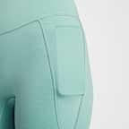 나이키 유니버사 여성 하이웨이스트 8인치 노 프론트 심 바이커 쇼츠