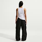 Playera de tirantes de tela de canalé ajustada para mujer Nike Sportswear