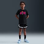 Just Do It: Nike Basketball Big Kids' T-Shirt - Black