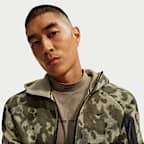 ナイキ テック メンズ フルジップ フリース カモ ウィンドランナー ジャケット