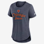 Chicago Bears Script Women's Nike NFL T-Shirt - Navy