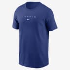 Toronto Blue Jays Large Logo Back Stack Men's Nike MLB T-Shirt - Royal