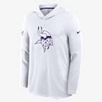 Minnesota Vikings Alt Men's Nike Dri-FIT NFL Long-Sleeve Hooded Top - White