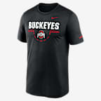 Ohio State Courtside Men's Nike Dri-FIT College T-Shirt - Black