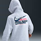 Sudadera con gorro para niños talla grande Nike Sportswear Club Fleece