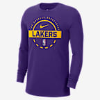 Los Angeles Lakers Men's Nike NBA Practice Long-Sleeve T-Shirt