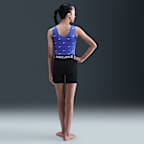 Leotardo con Swoosh repetido Nike Gymnastics