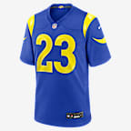Jersey Nike de la NFL Game para hombre Kyren Williams Los Angeles Rams - Royal