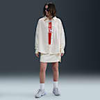Nike Sportswear Women's Oversized Jacquard Striped Button-Down Shirt