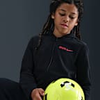 Atlético Madrid Club Older Kids' (Boys') Nike Football Full-Zip Hoodie