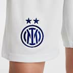 Inter Mailand 2025/26 Stadium Away Nike Dri-FIT Replika-Fußballshorts (ältere Kinder)