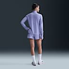 Capa intermedia de correr Dri-FIT de medio cierre para mujer Nike Swoosh