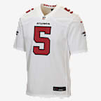 Drake London Atlanta Falcons Big Kids' Game Jersey - White