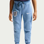 Fotbollsbyxor Nike England Tech Fleece för ungdom (killar)