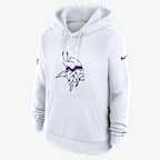 Minnesota Vikings Alt 2 Pack Women's Nike Dri-FIT NFL Pullover Hoodie - White