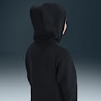 Sudadera con gorro de cierre completo para niña (talla extendida) Nike Sportswear Tech Fleece
