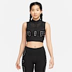 Nike Air Dri-FIT Women's 1/4-Zip Running Crop Top