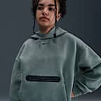 Sudadera con gorro sin cierre oversized para niño talla grande Nike Sportswear Tech Fleece