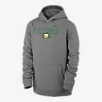 Oregon Club Fleece Big Kids' (Boys') Nike College Hoodie - Dark Grey Heather