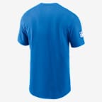 Detroit Lions Sideline Team Issue Men's Nike Dri-FIT NFL T-Shirt