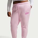 Pants de tiro medio Nike Sportswear con gráfico para mujer Club Fleece (talla grande)