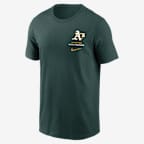 Athletics 2-Hit Men's Nike MLB T-Shirt - Green