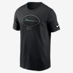 New York Jets Faded Essential Men's Nike NFL T-Shirt - Black