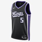 Jersey Nike Dri-FIT Swingman de la NBA De'Aaron Fox Sacramento Kings 2023/24 Icon Edition - Negro
