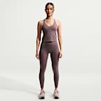 Nike Universa Women's High-Waisted 7/8 Leggings with No Front Seam