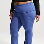 Nike Sportswear Chill Knit Women's Mid-Rise Tight Ribbed Pants (Plus Size)